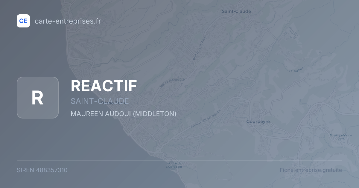 REACTIF — 488357310 — fiche entreprise