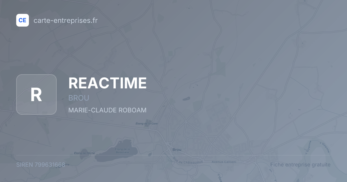 REACTIME — 799631668 — fiche entreprise