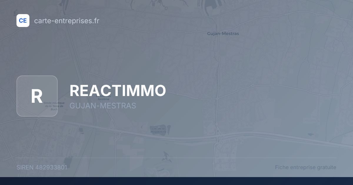 REACTIMMO — 482933801 — fiche entreprise