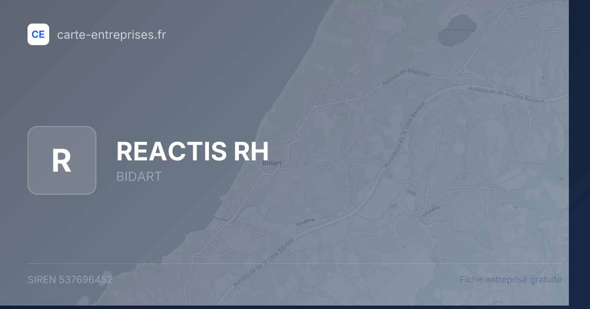 REACTIS RH — 537696452 — fiche entreprise