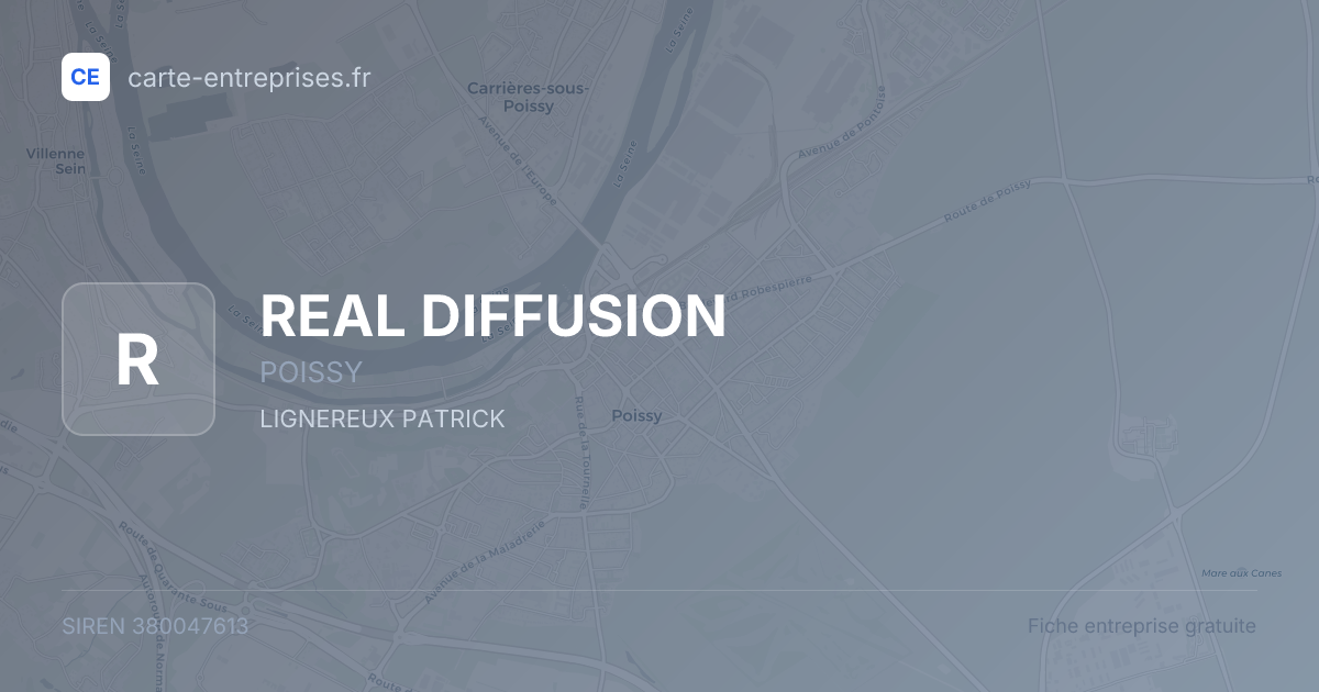 REAL DIFFUSION — 380047613 — fiche entreprise