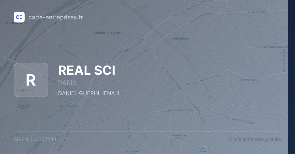 REAL SCI — 508307444 — fiche entreprise