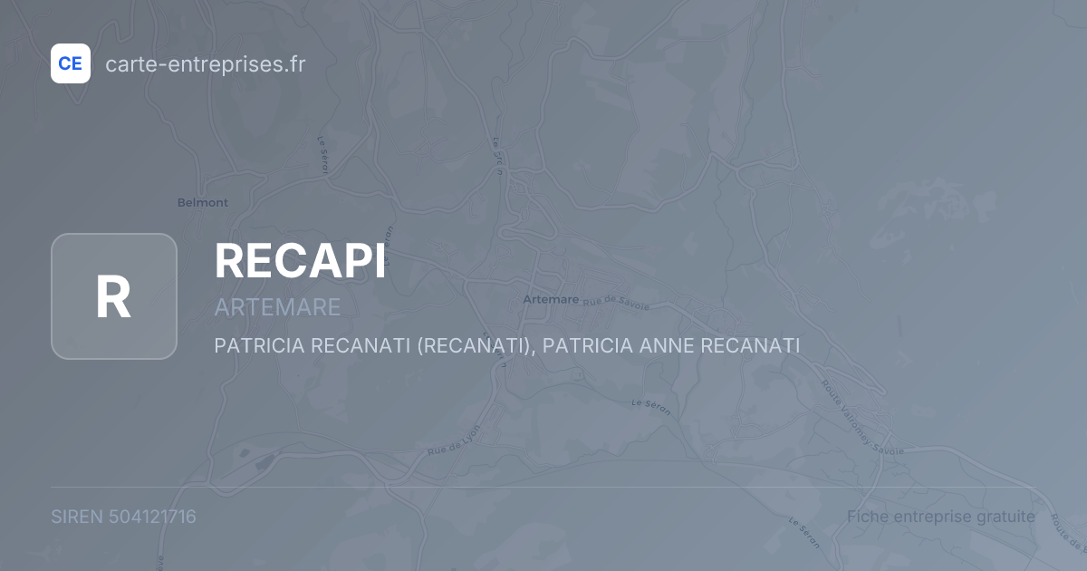 RECAPI — 504121716 — fiche entreprise