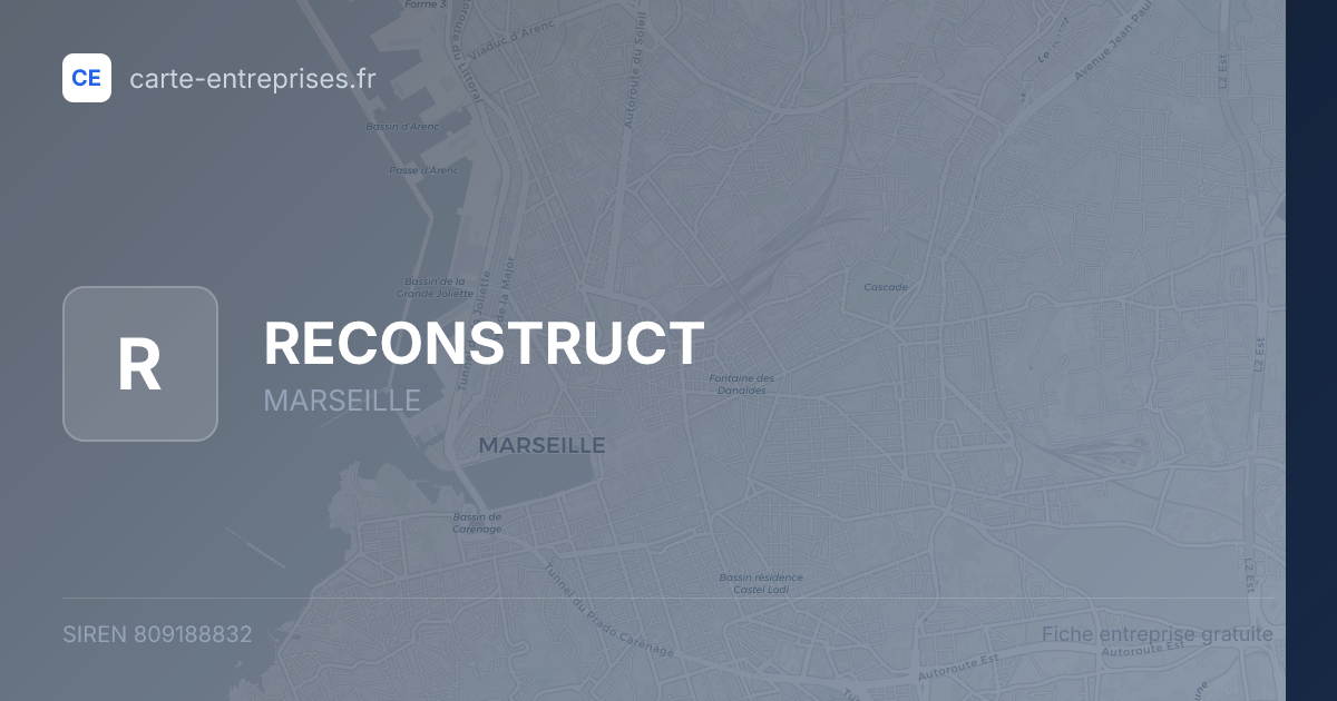 RECONSTRUCT — 809188832 — fiche entreprise