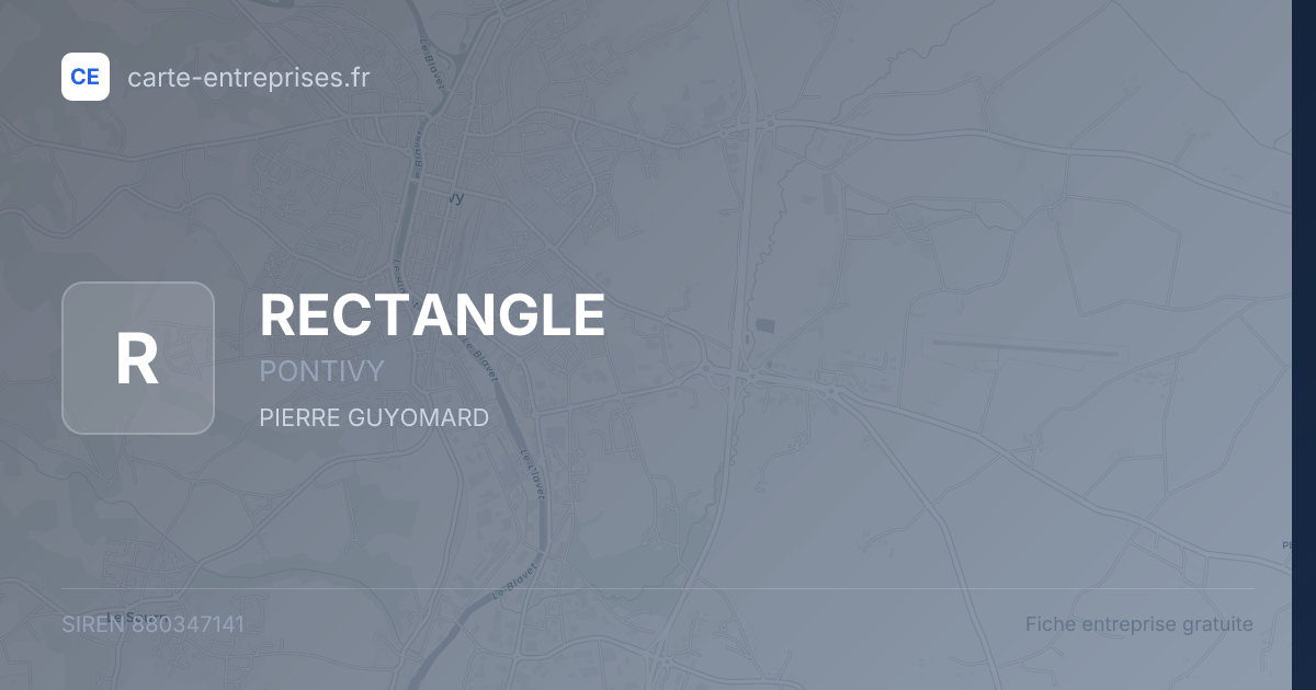 RECTANGLE — 880347141 — fiche entreprise