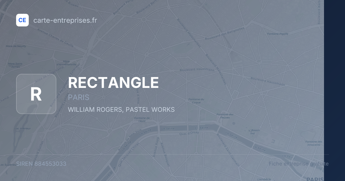 RECTANGLE — 884553033 — fiche entreprise