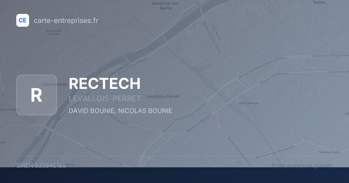 RECTECH — 533640165 — fiche entreprise