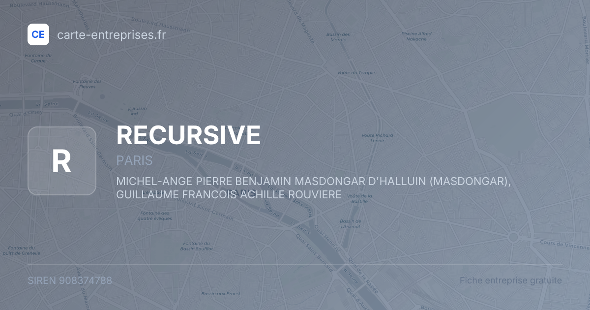 RECURSIVE — 908374788 — fiche entreprise