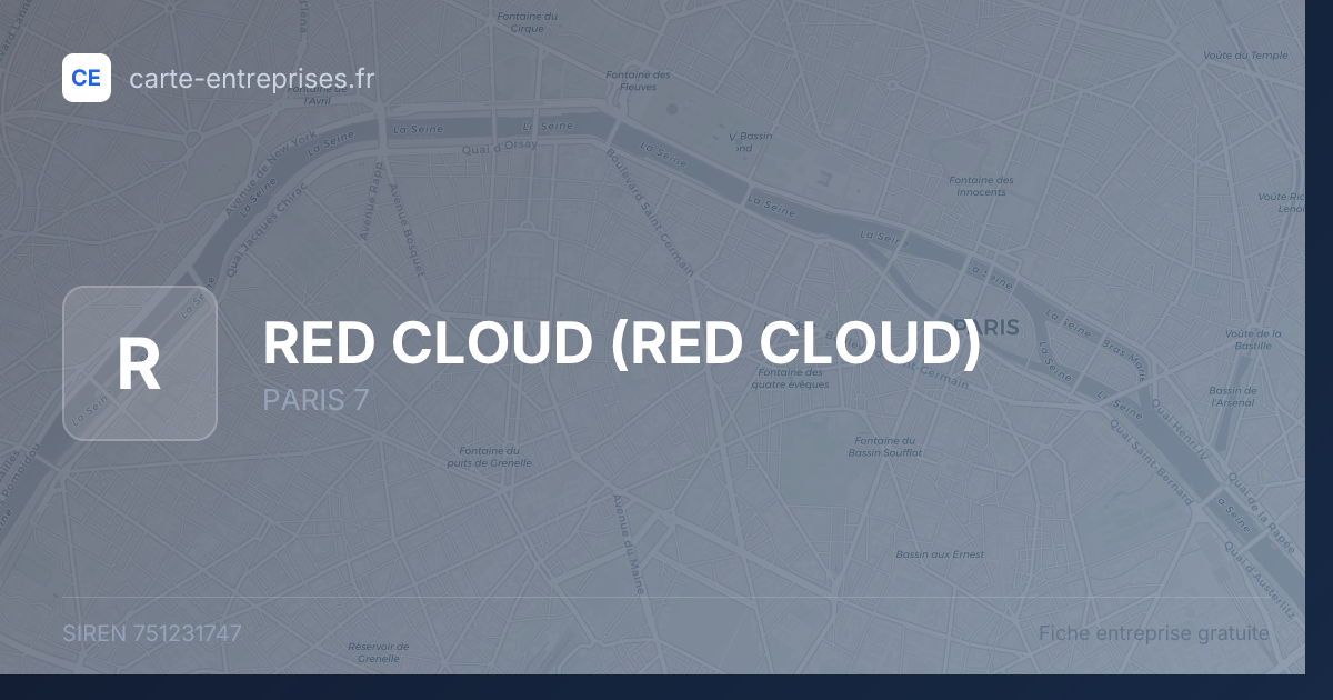 RED CLOUD — 751231747 — fiche entreprise