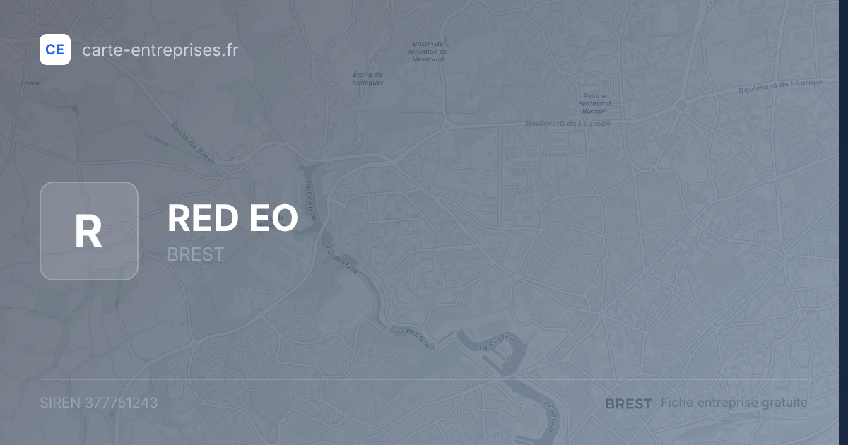 RED EO — 377751243 — fiche entreprise