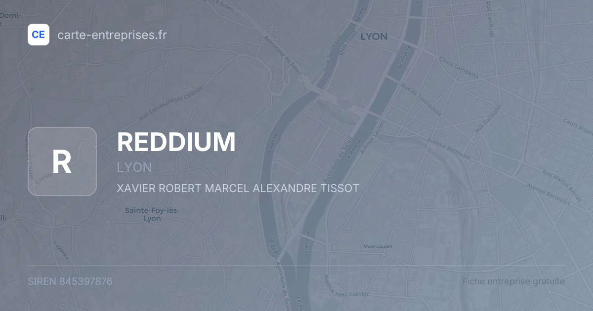REDDIUM — 845397876 — fiche entreprise