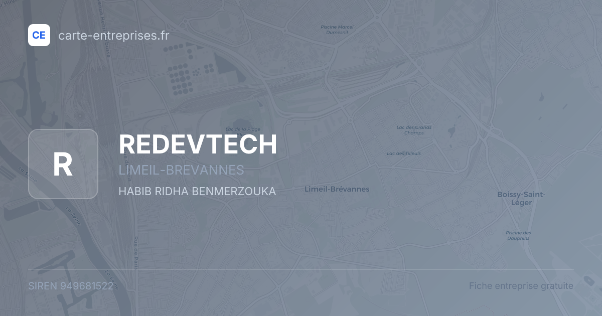 REDEVTECH — 949681522 — fiche entreprise