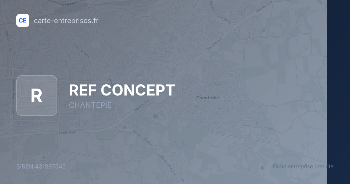 REF CONCEPT — 431897545 — fiche entreprise