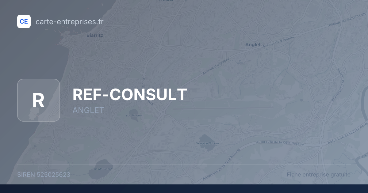 REF-CONSULT — 525025623 — fiche entreprise