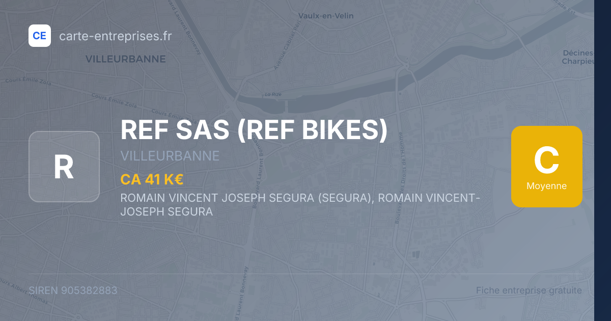 REF SAS (REF BIKES) — 905382883 — fiche entreprise