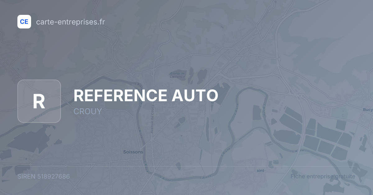 REFERENCE AUTO — 518927686 — fiche entreprise