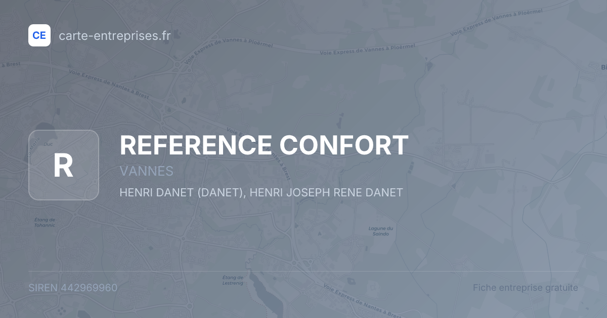 REFERENCE CONFORT — 442969960 — fiche entreprise