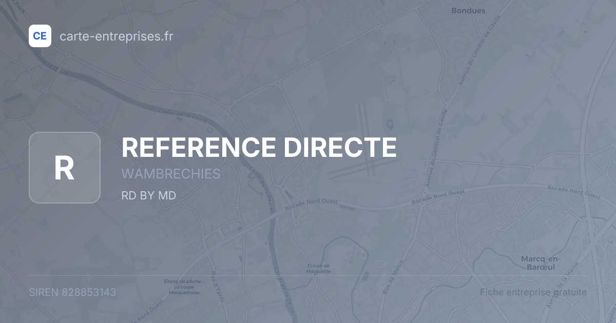 REFERENCE DIRECTE — 828853143 — fiche entreprise