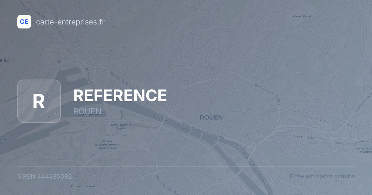 REFERENCE — 444285092 — fiche entreprise