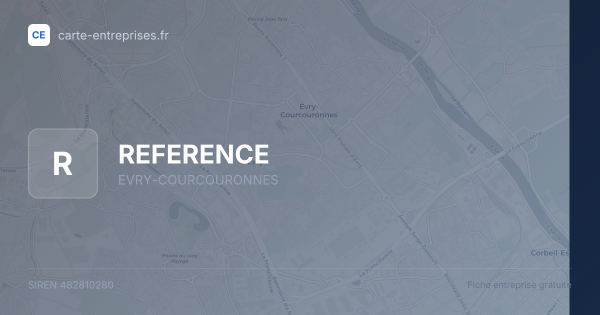 REFERENCE — 482810280 — fiche entreprise