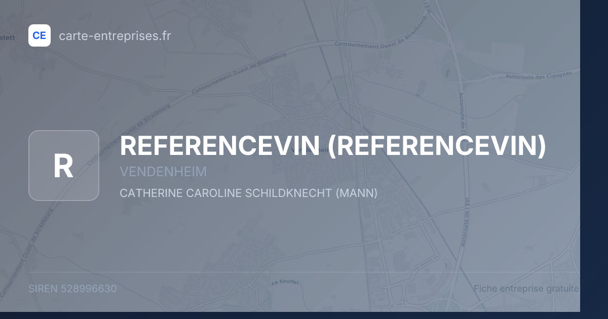 REFERENCEVIN — 528996630 — fiche entreprise