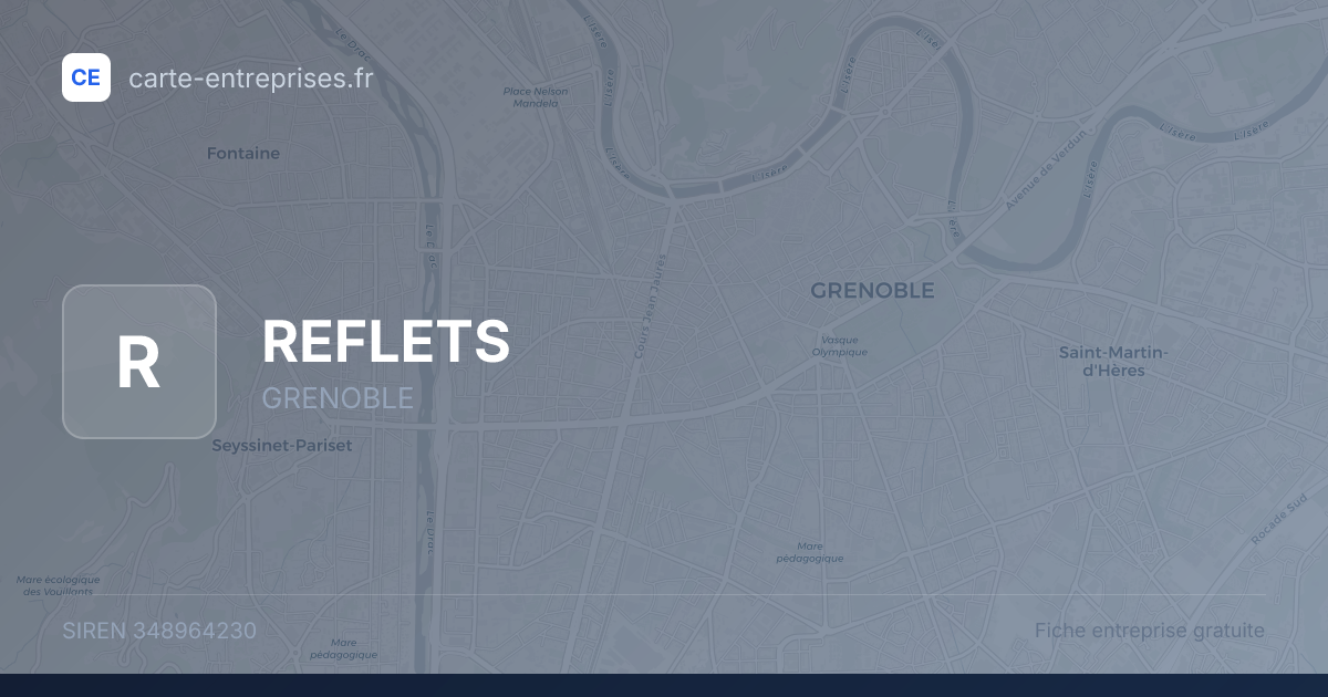 REFLETS — 348964230 — fiche entreprise