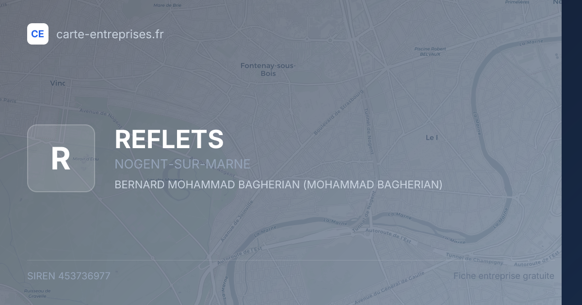 REFLETS — 453736977 — fiche entreprise