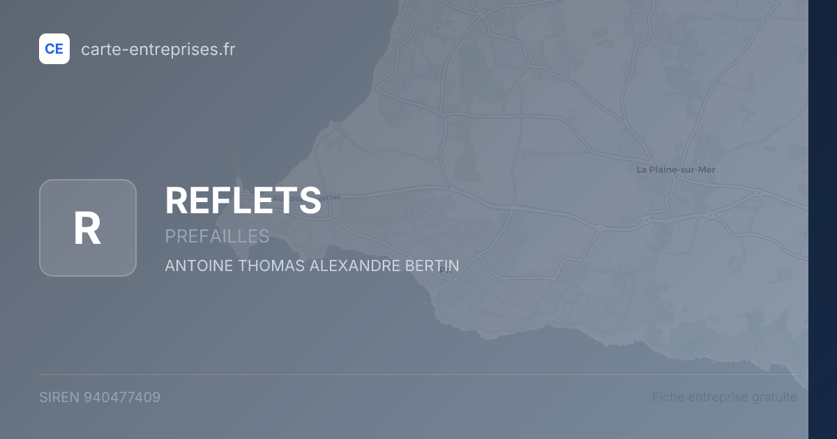 REFLETS — 940477409 — fiche entreprise