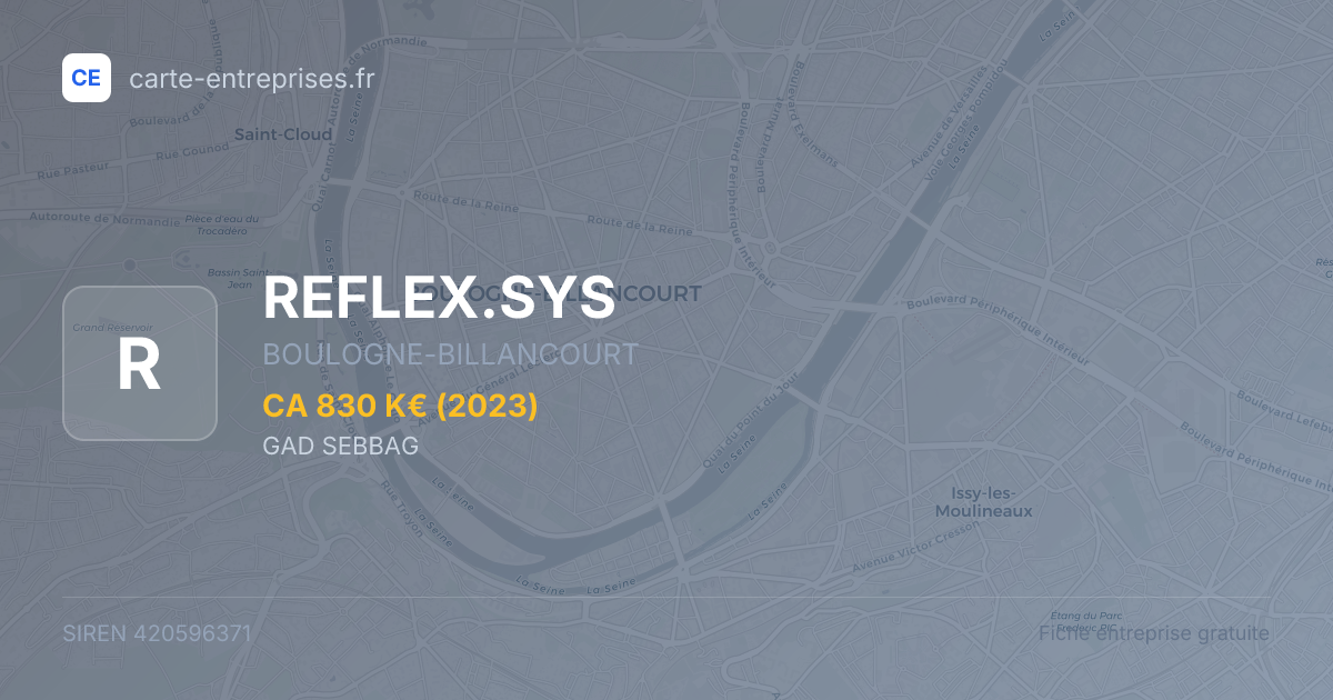 REFLEX.SYS — 420596371 — fiche entreprise