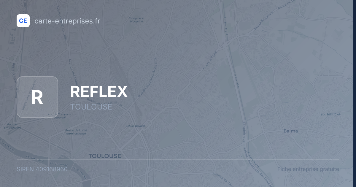 REFLEX — 409168960 — fiche entreprise