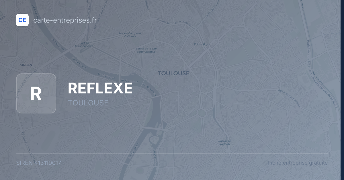 REFLEXE — 413119017 — fiche entreprise