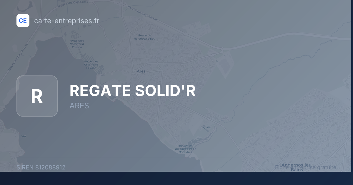 REGATE SOLID'R — 812088912 — fiche entreprise