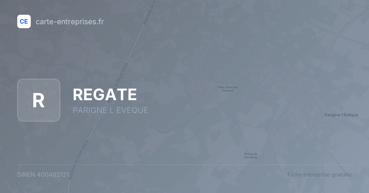 REGATE — 400482121 — fiche entreprise