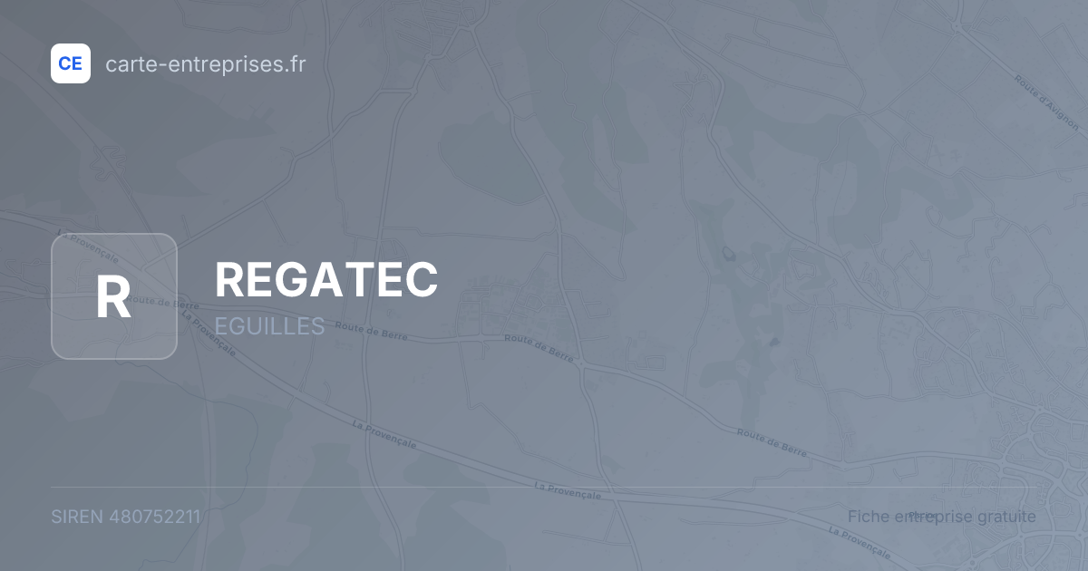 REGATEC — 480752211 — fiche entreprise