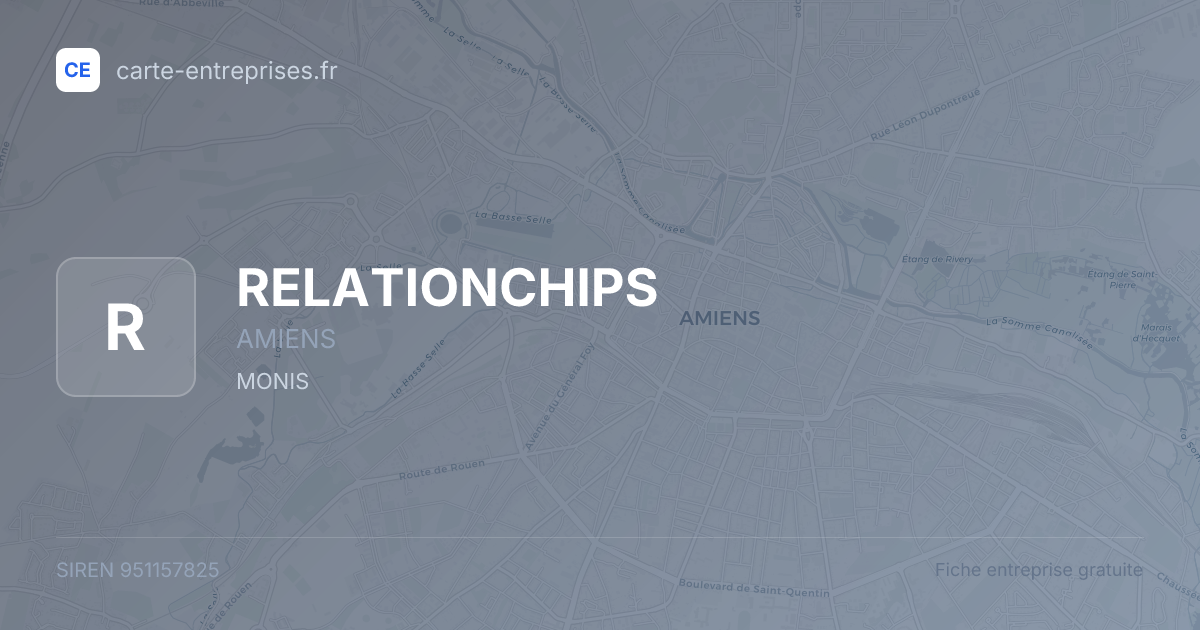 RELATIONCHIPS — 951157825 — fiche entreprise