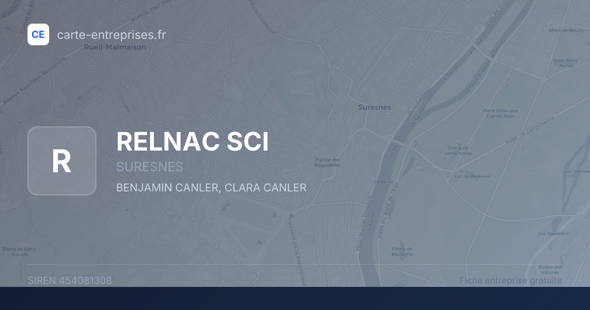 RELNAC SCI — 454081308 — fiche entreprise
