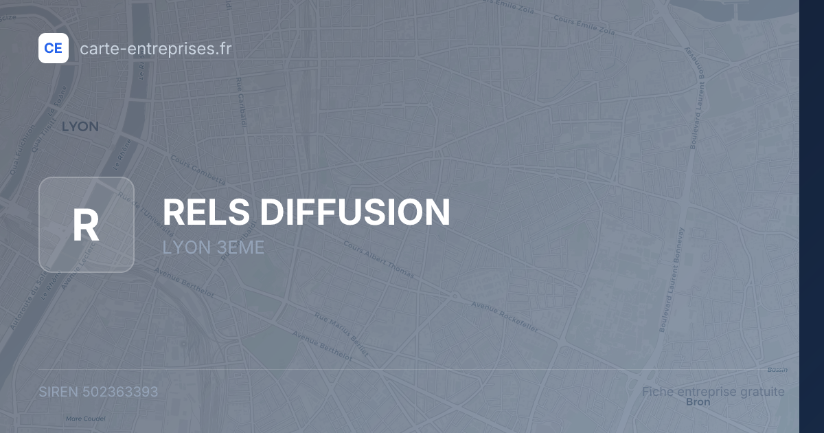 RELS DIFFUSION — 502363393 — fiche entreprise