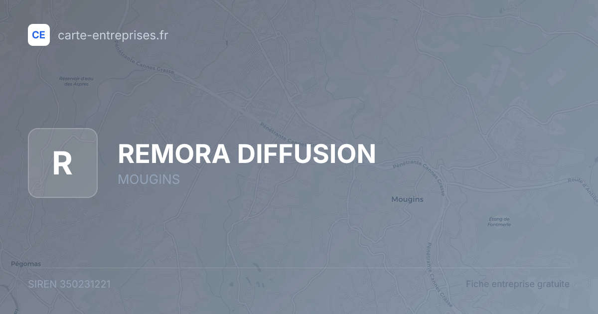 REMORA DIFFUSION — 350231221 — fiche entreprise