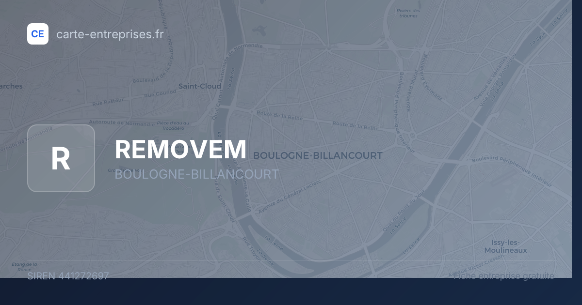 REMOVEM — 441272697 — fiche entreprise