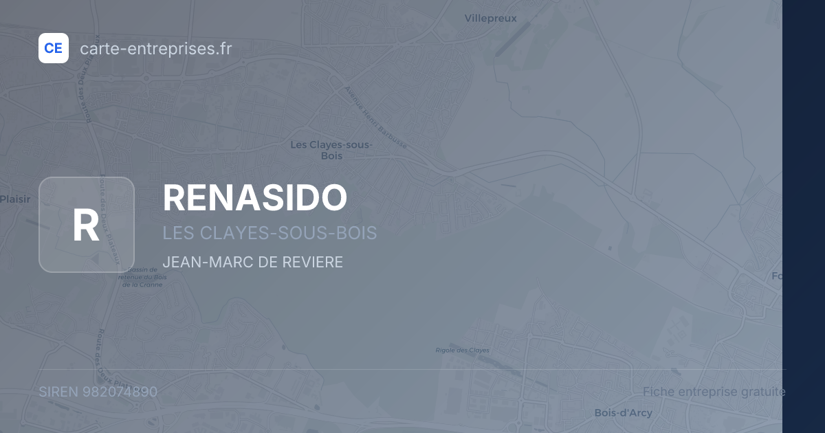 RENASIDO — 982074890 — fiche entreprise