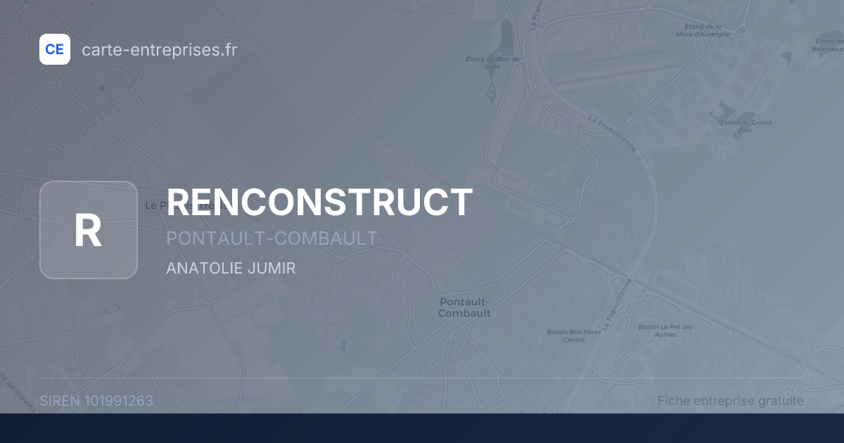 RENCONSTRUCT — 101991263 — fiche entreprise