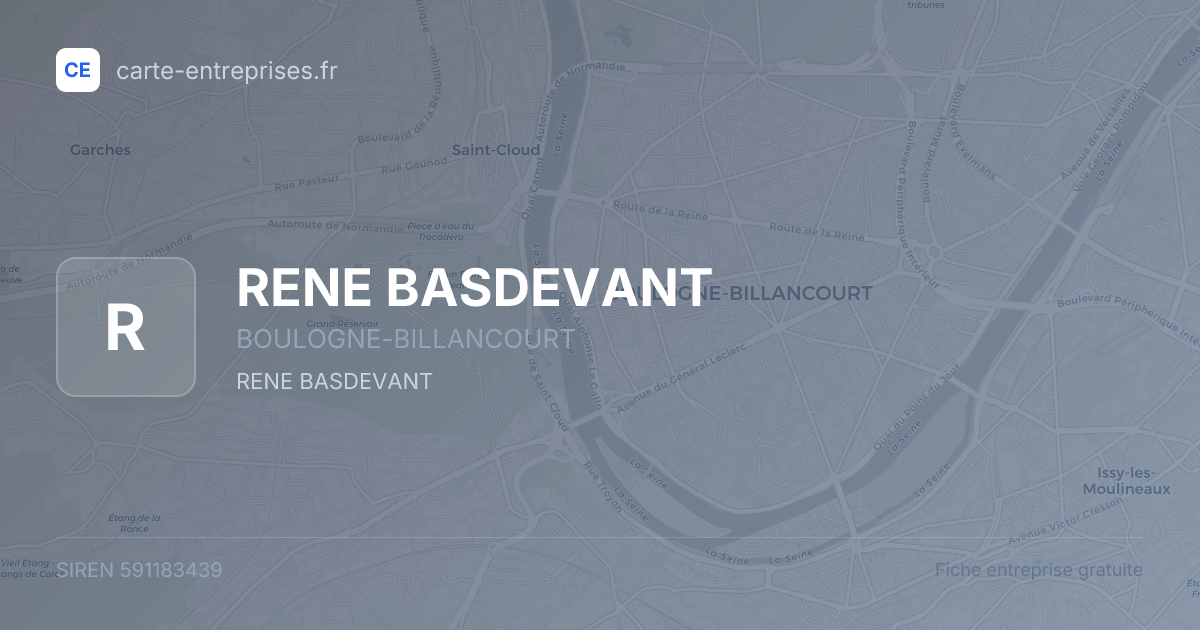 RENE BASDEVANT — 591183439 — fiche entreprise