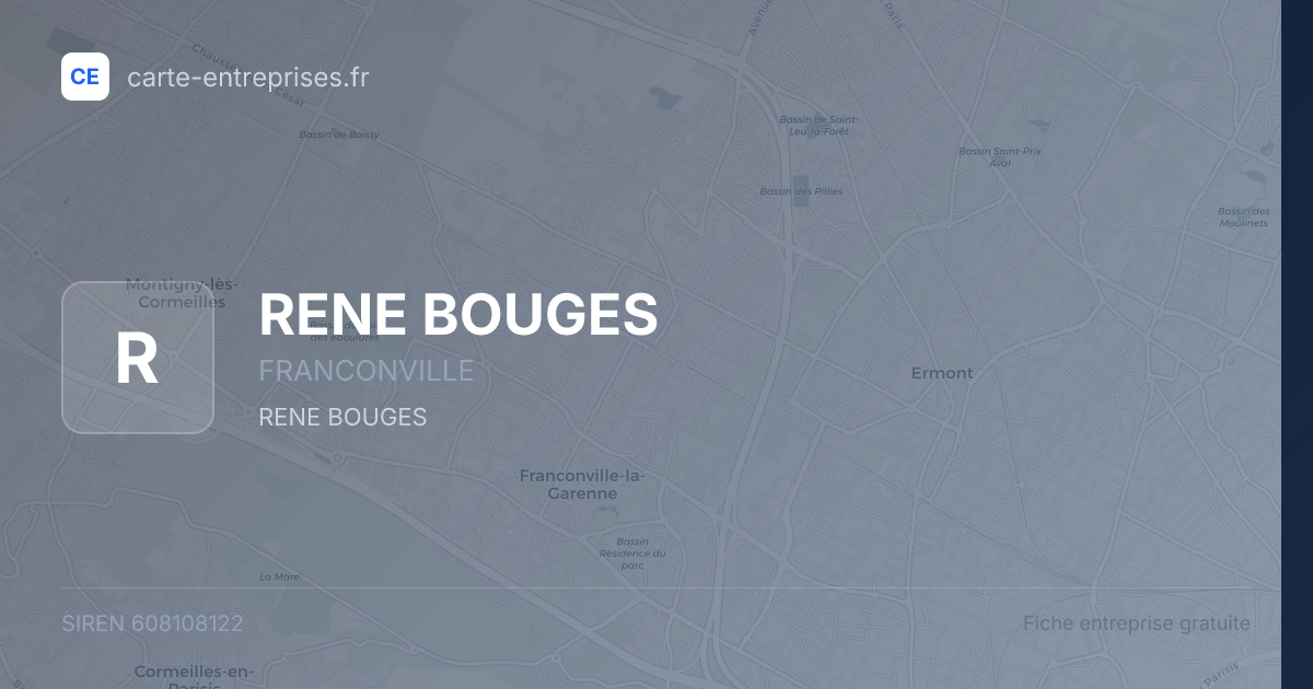 RENE BOUGES — 608108122 — fiche entreprise