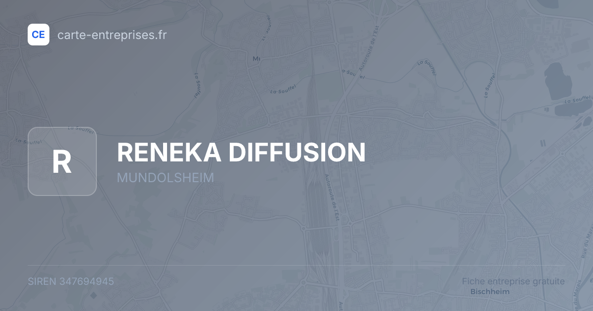 RENEKA DIFFUSION — 347694945 — fiche entreprise