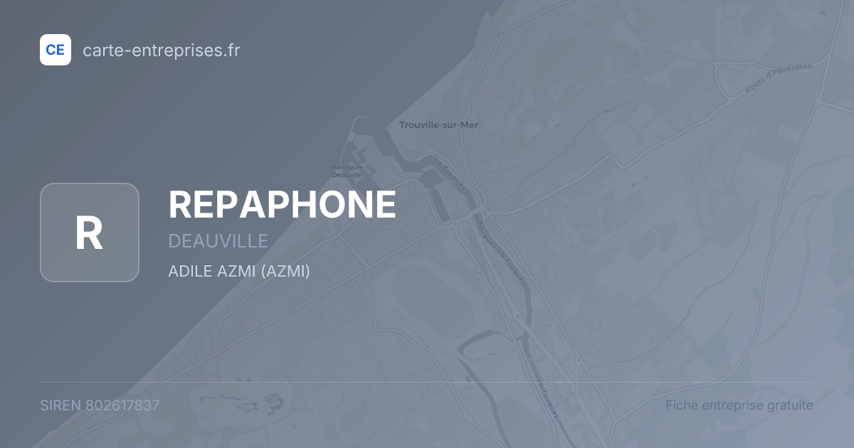 REPAPHONE — 802617837 — fiche entreprise