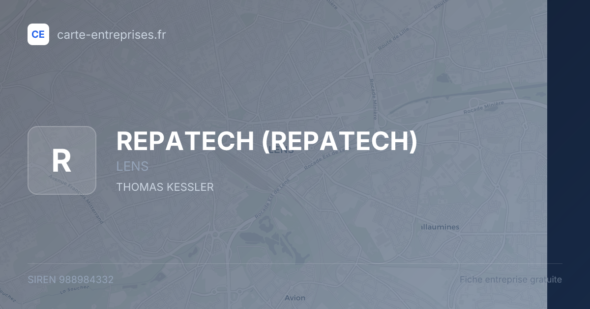 REPATECH — 988984332 — fiche entreprise