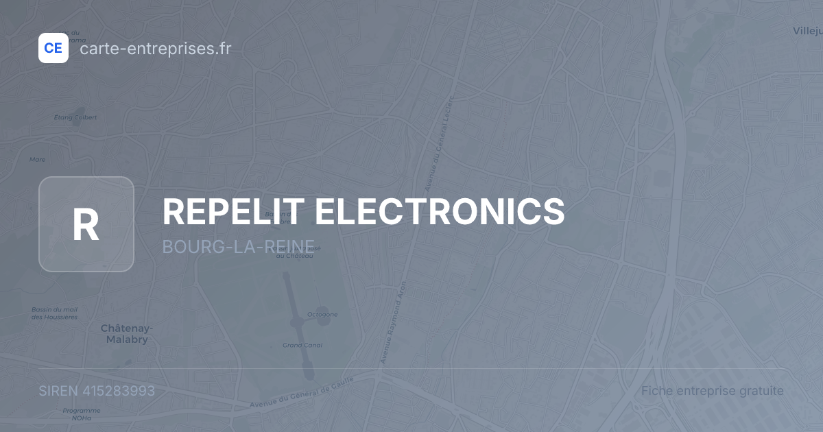 REPELIT ELECTRONICS — 415283993 — fiche entreprise