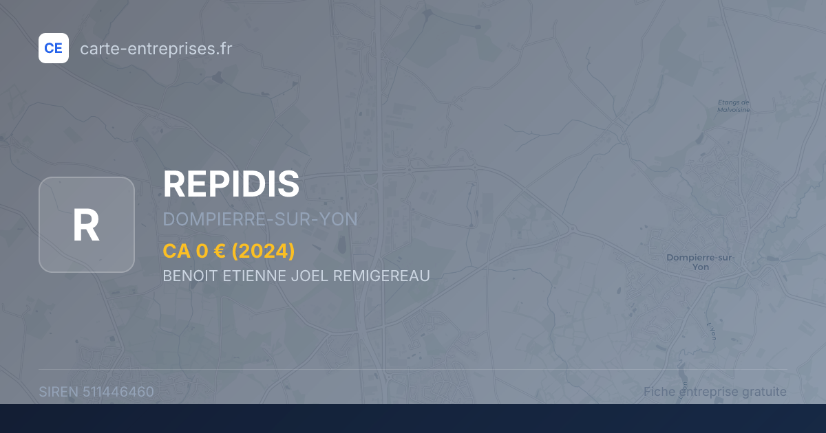 REPIDIS — 511446460 — fiche entreprise