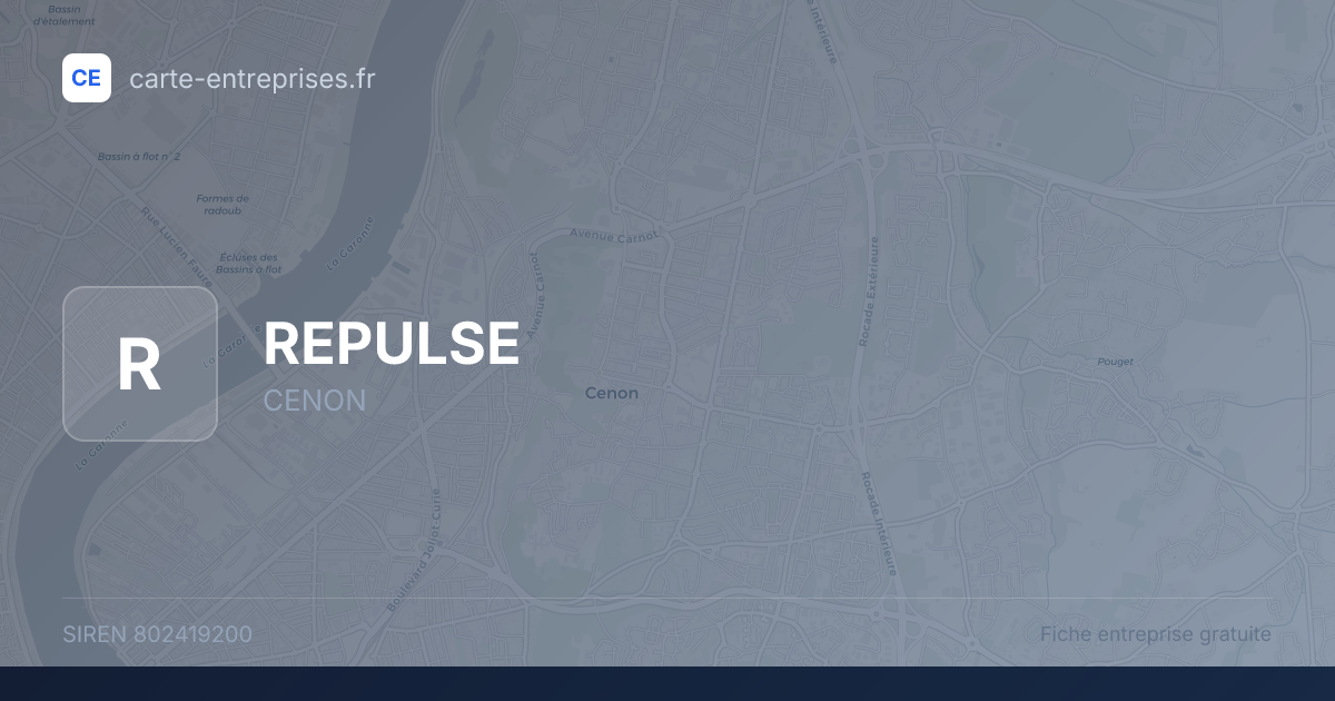 REPULSE — 802419200 — fiche entreprise