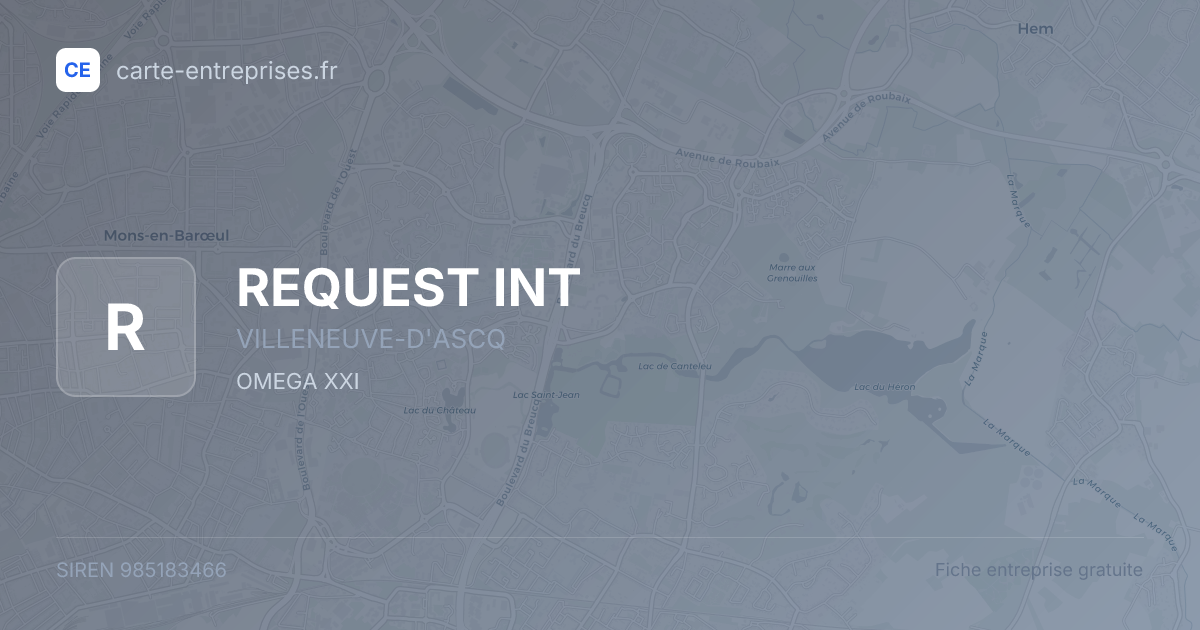 REQUEST INT — 985183466 — fiche entreprise